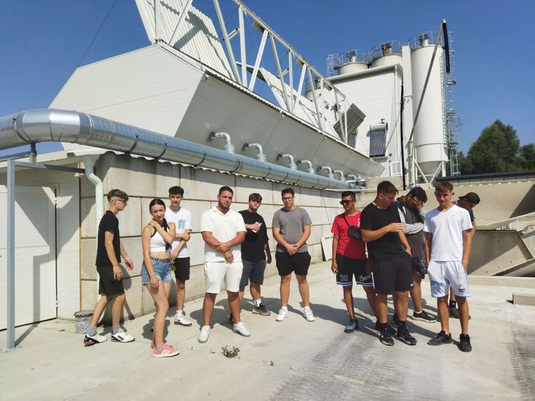 Látogatáson az Otolecz Transzportbeton Kft betonkeverő üzemében