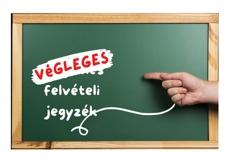 Végleges felvételi jegyzék