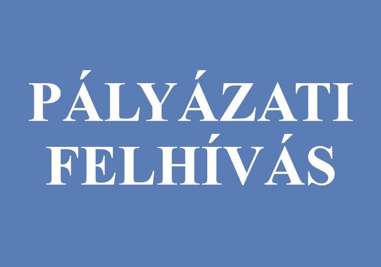 Pályázati felhívás iskolai büfé üzemeltetésére