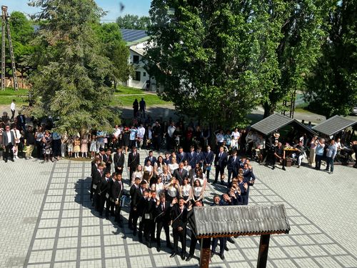 Élőkép (Flashmob) a ballagási ünnepség zárásaként