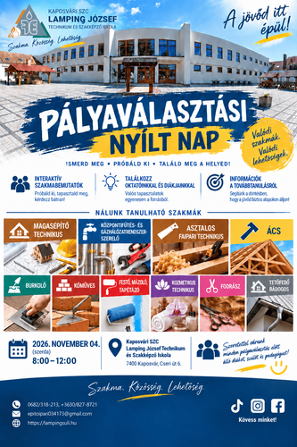 Pályaválasztási Nyílt Nap a Lampingban